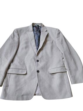 ​Lauren Ralph Lauren Mens 40R Blazer Sport Coat Silk Wool Cashmere Beige Paisley